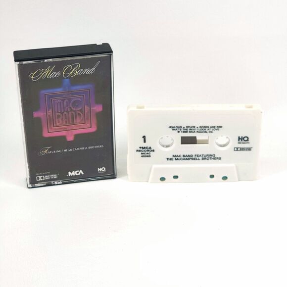 Mac Band McCampbell Brothers 1988 Cassette Tape MCA Records MCAC 42090 RnB Funk - Picture 1 of 4